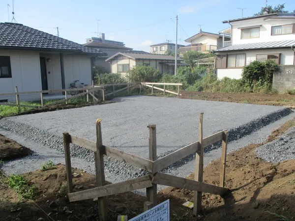 【水戸市 K様邸】砕石地業まで終わりました。