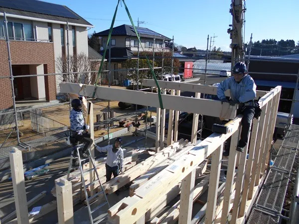 【鉾田市 M農園様休憩所】本日上棟日です。